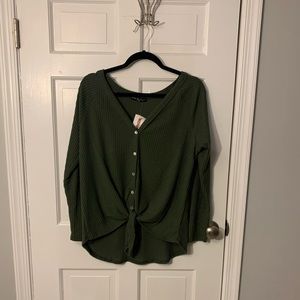 Olive Green Top
